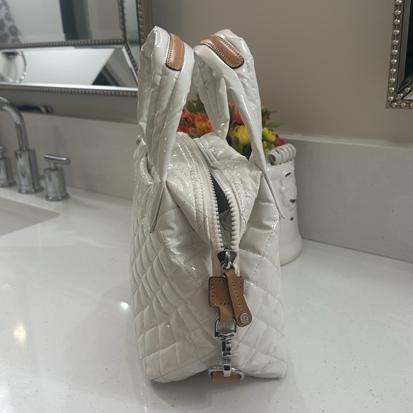 Small Sutton Deluxe Tote
MZ Wallace Patent Leather White - Picture 4 of 9